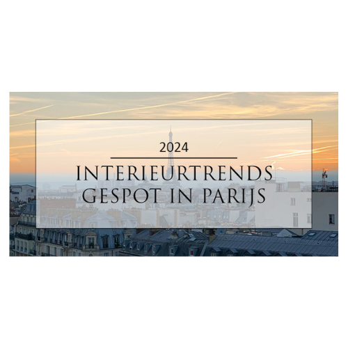omslagfoto Interieurtrends gespot in Parijs 2024